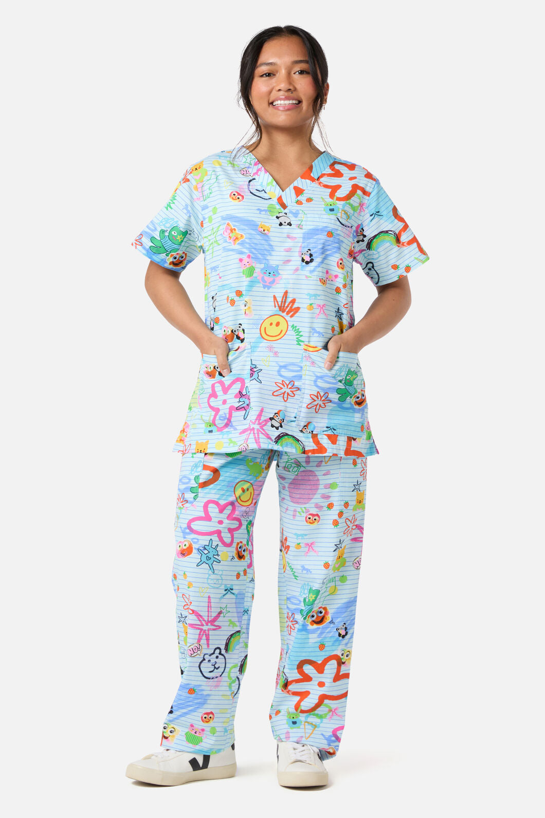 Scrubs With Love - Zero Concentration Scrub Set - blue