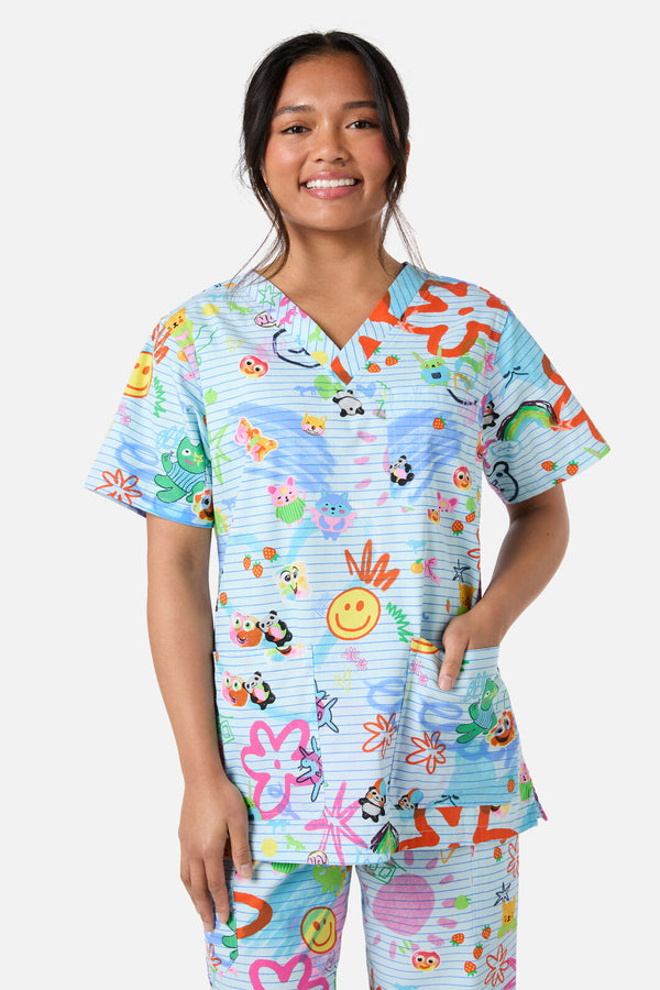 Scrubs With Love - Zero Concentration Scrub Set - blue