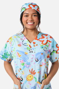 Scrubs With Love - Zero Concentration Scrub Hat - blue