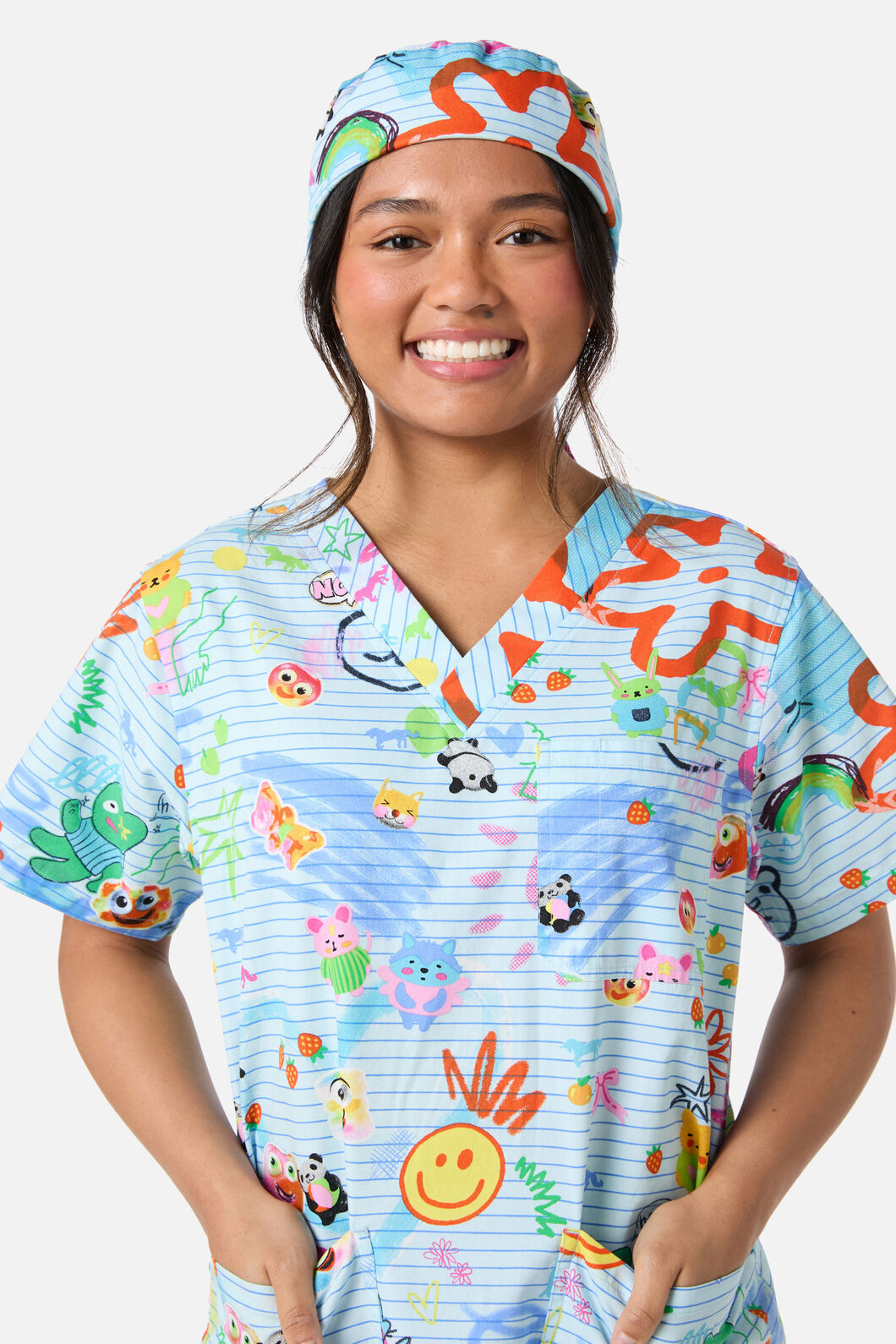 Scrubs With Love - Zero Concentration Scrub Hat - blue