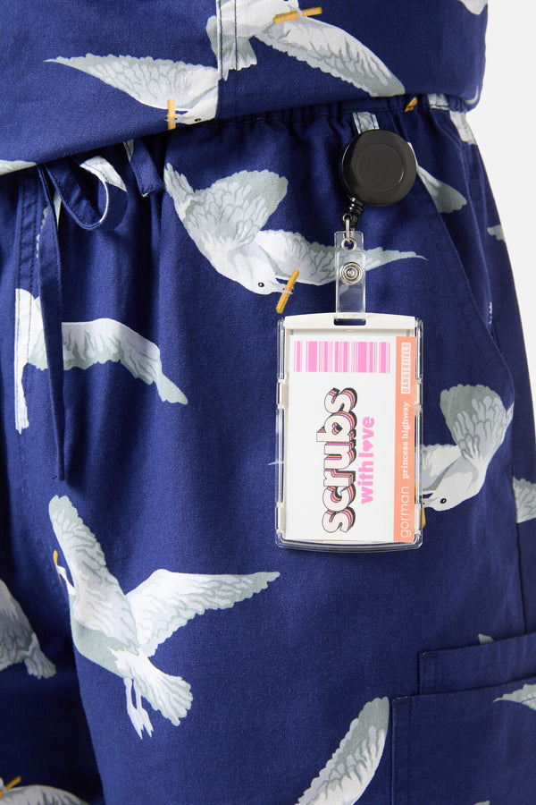 Scrubs With Love - Seagull Scrub Set - navy