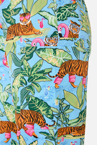 Scrubs With Love - Tiger Pool Scrub set - blue
