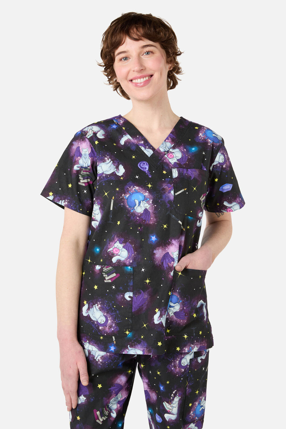 House Cat Scrub Set