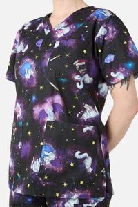 Scrubs With Love - Magic Cats scrub set - purple