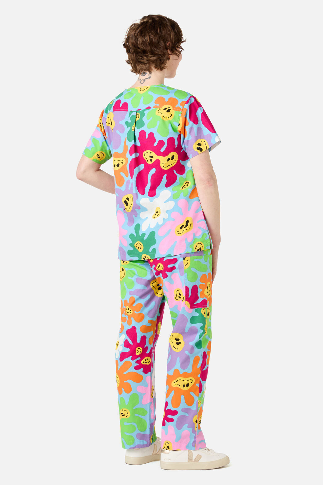 Scrubs With Love - Flower Flow scrub set - blue