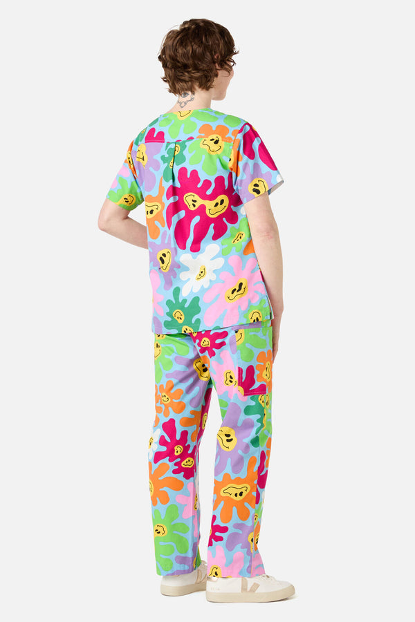 Scrubs With Love - Flower Flow scrub set - blue