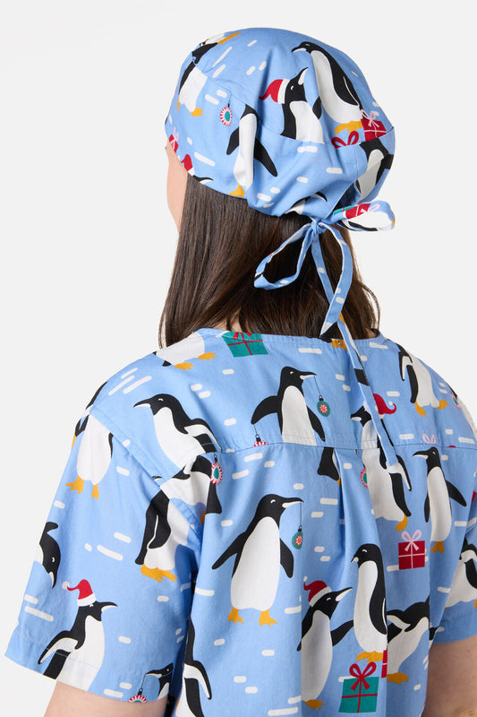 Scrubs With Love - NORTH POLE SCRUB HAT - blue