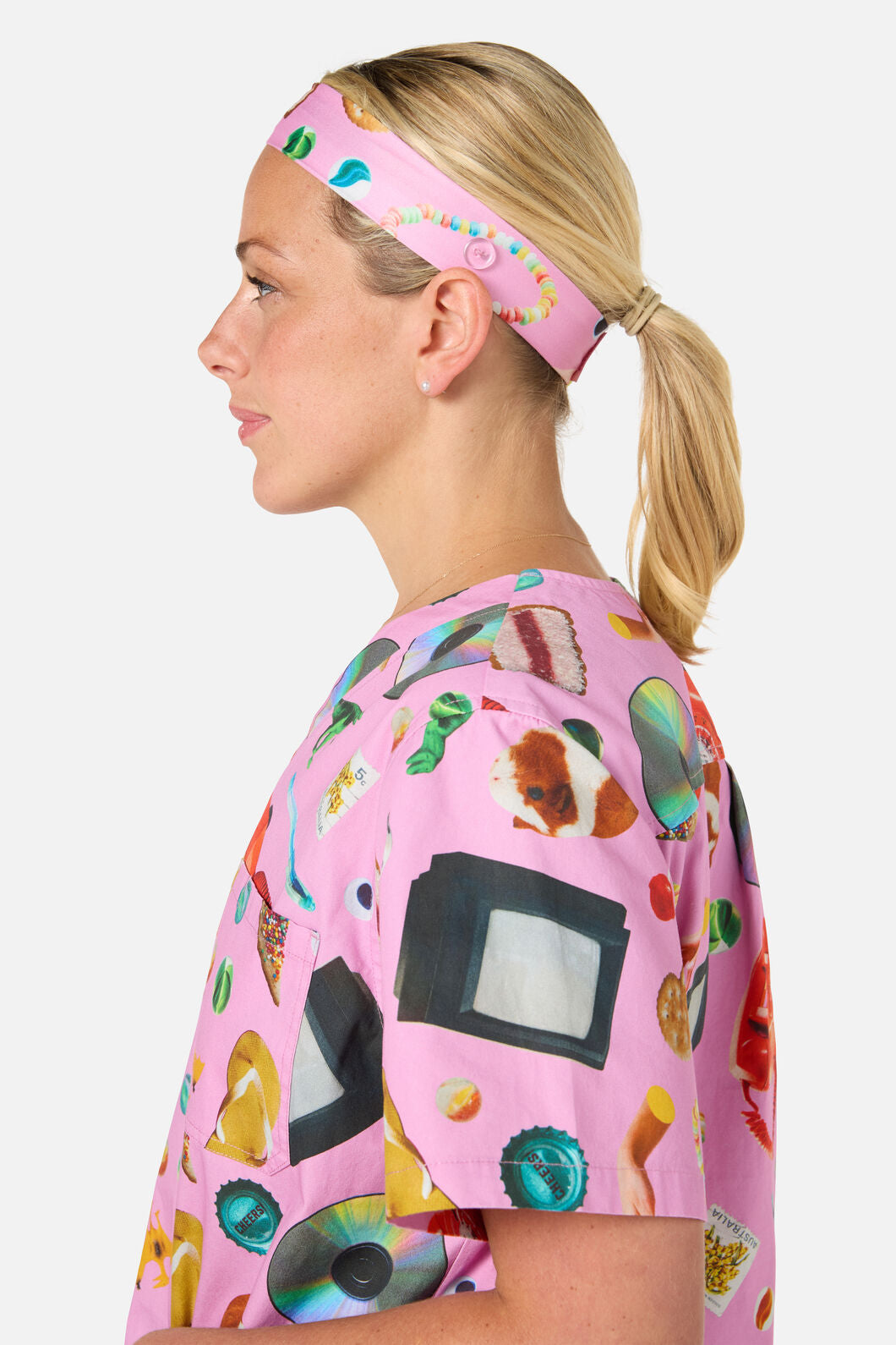 Scrubs With Love - Nostalgia Scrub Headband - pink