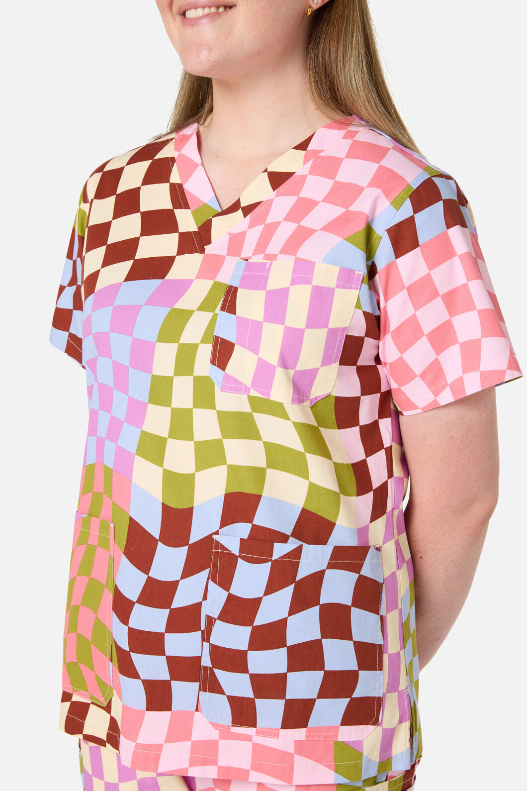 Scrubs With Love - Check It scrub set - multi