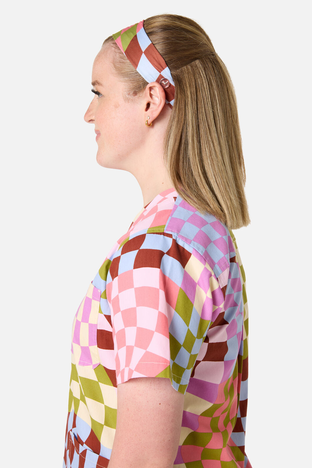 Scrubs With Love - Check It Headband - multi