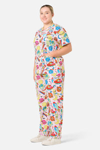 Scrubs With Love - Space Scrub Set - pink
