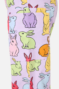 Scrubs With Love - Rain Bunny Scrub Set - lilac