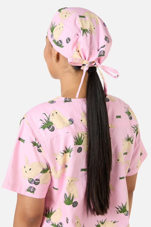 Scrubs With Love - Hop Hop Scrub hat - pink