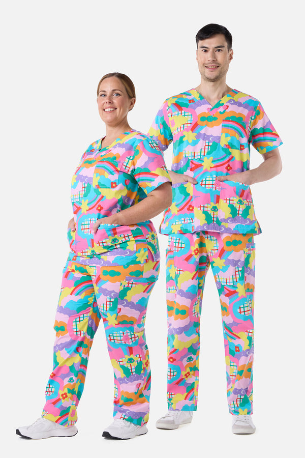 Scrubs With Love - Idolize Scrub Set - multi