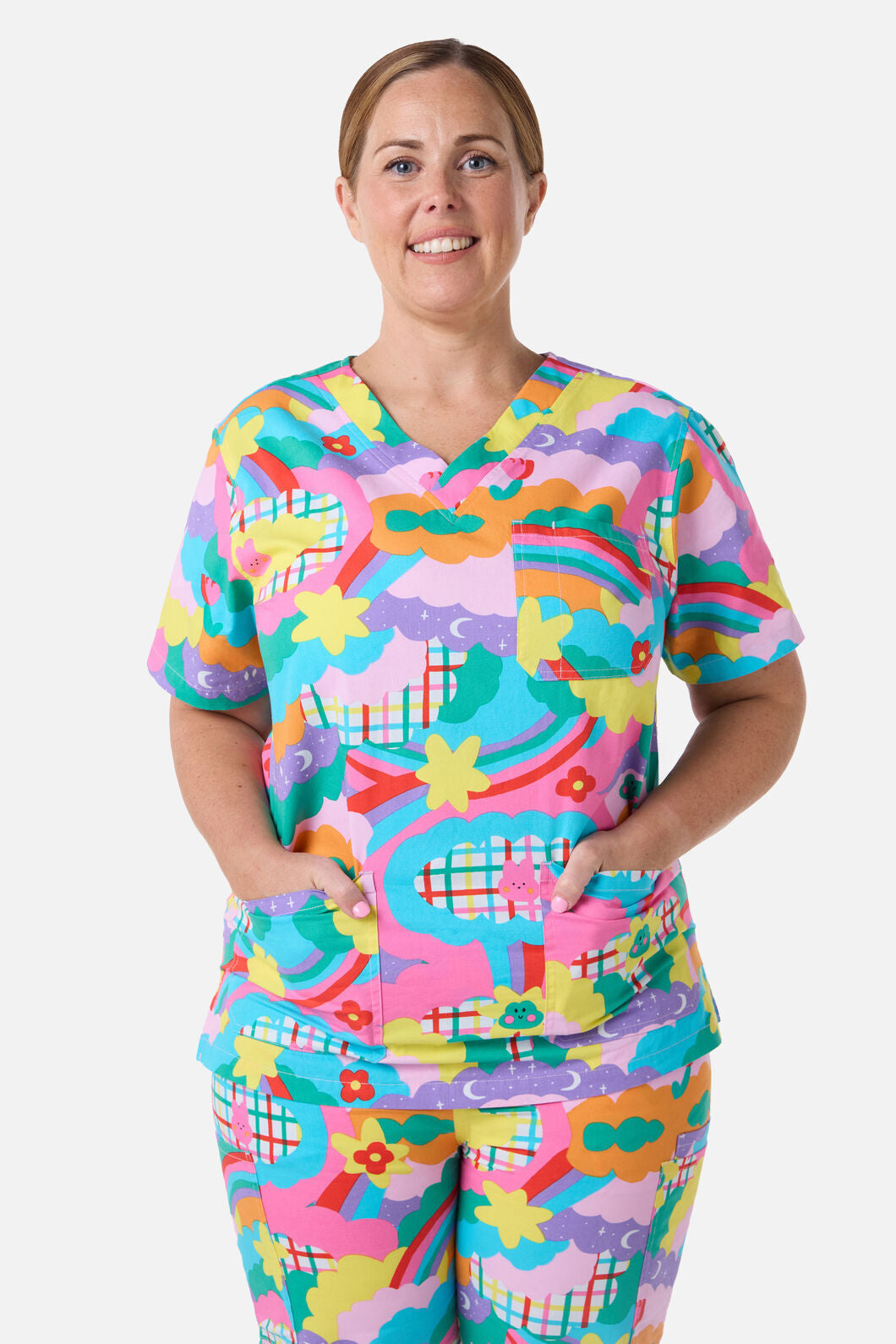 Scrubs With Love - Idolize Scrub Set - multi