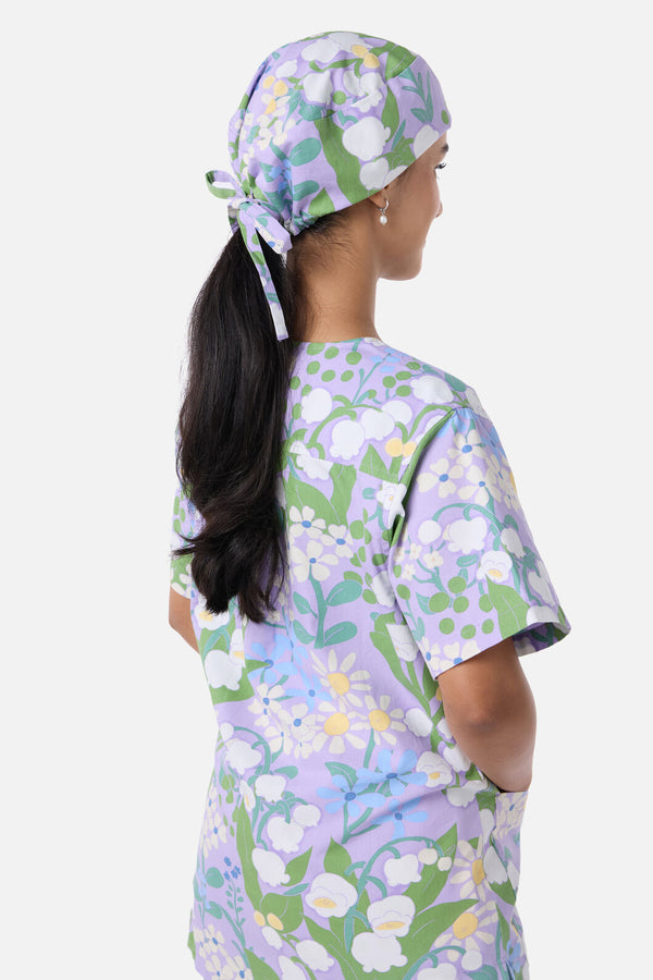 Scrubs With Love - Lily Of The Valley Scrub Hat - lilac