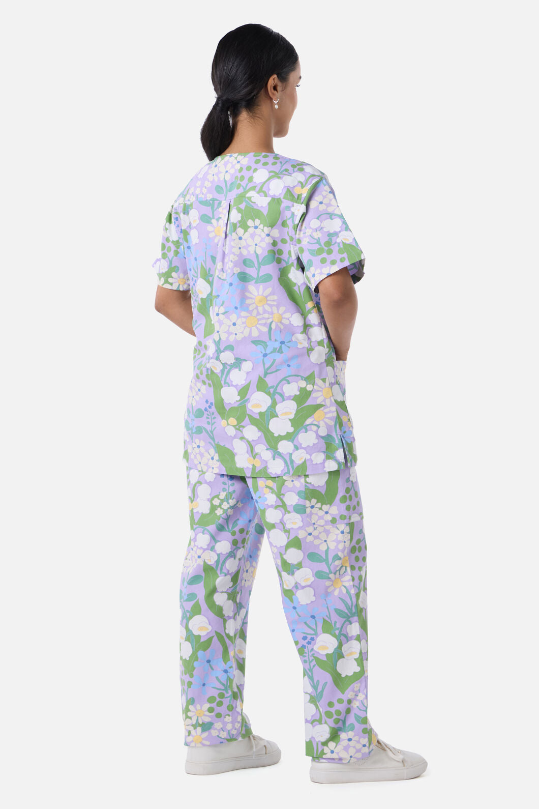 Scrubs With Love - Lily Of The Valley Scrub Set - lilac