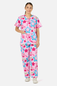 Scrubs With Love - So Sweet Scrub Set - pink