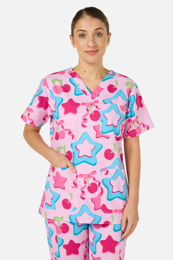 Scrubs With Love - So Sweet Scrub Set - pink