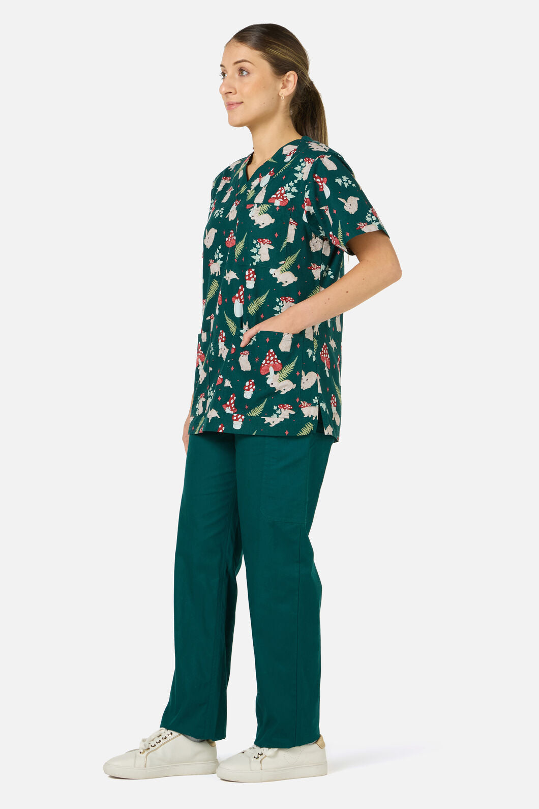 Scrubs With Love - Harmony Top & Pant Scrub Set - green