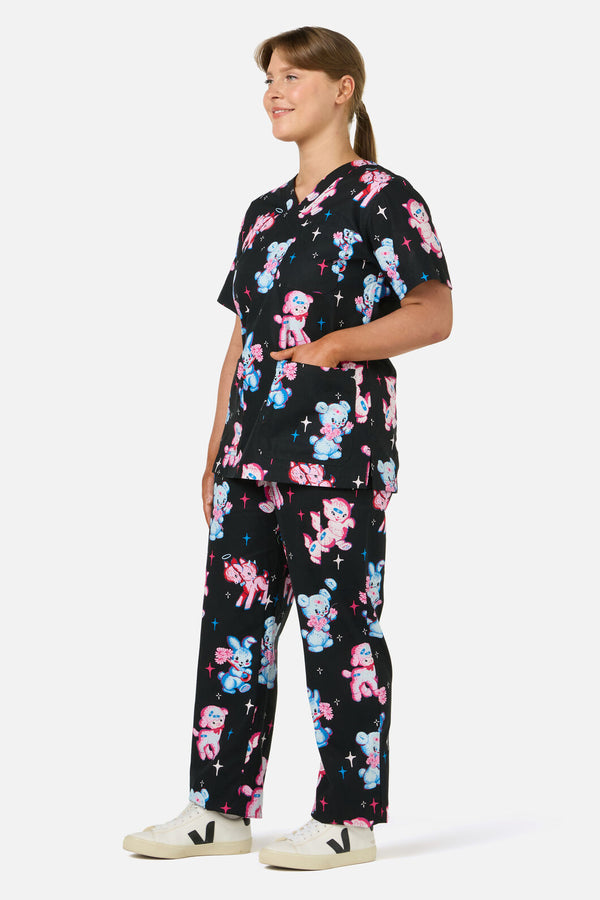 Scrubs With Love - Poppet Scrub Set - black
