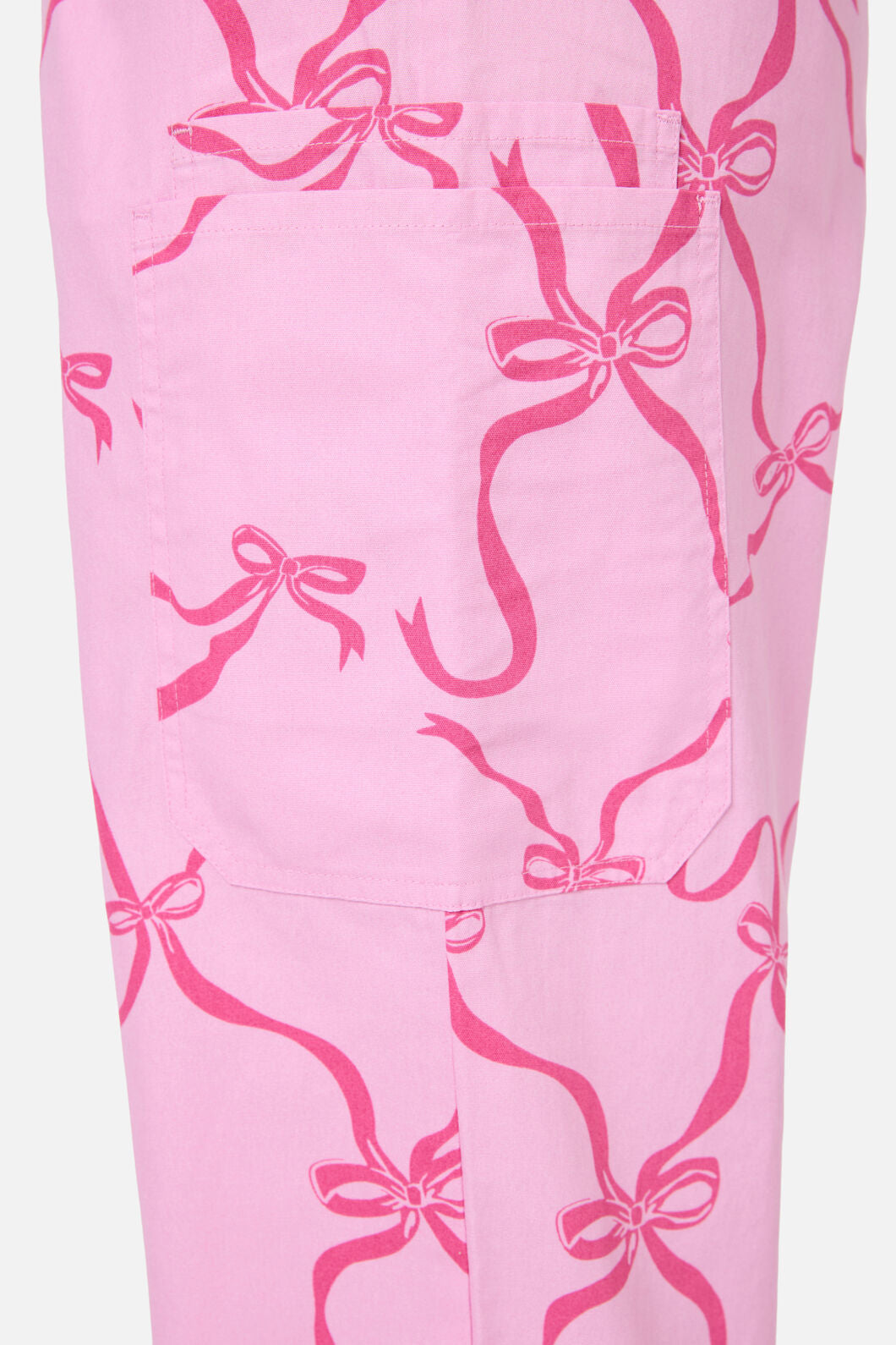 Scrubs With Love - Pink Bows Scrub Set - pink