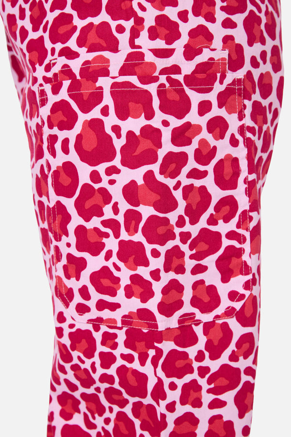 Scrubs With Love - Leopard Cub Scrub Set Pink - pink