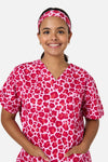 Scrubs With Love - Leopard Cub Scrub Headband Pink - pink