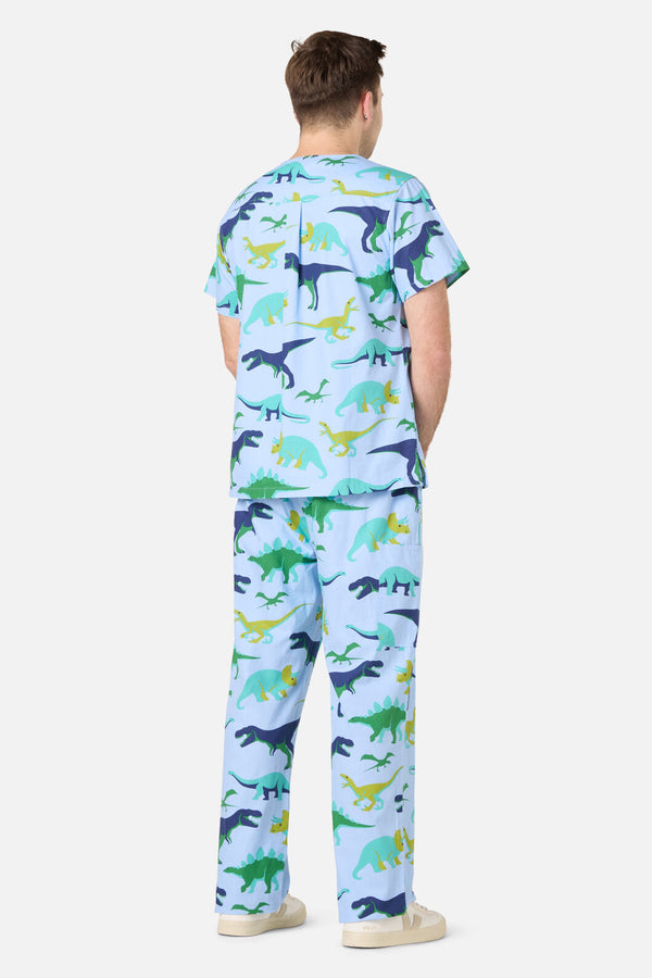 Scrubs With Love - Dino Pod Scrub Set - blue