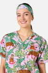 Scrubs With Love - Tiger Cocktail Party Headband - pink