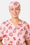 Scrubs With Love - Cake Party Scrub Hat - pink