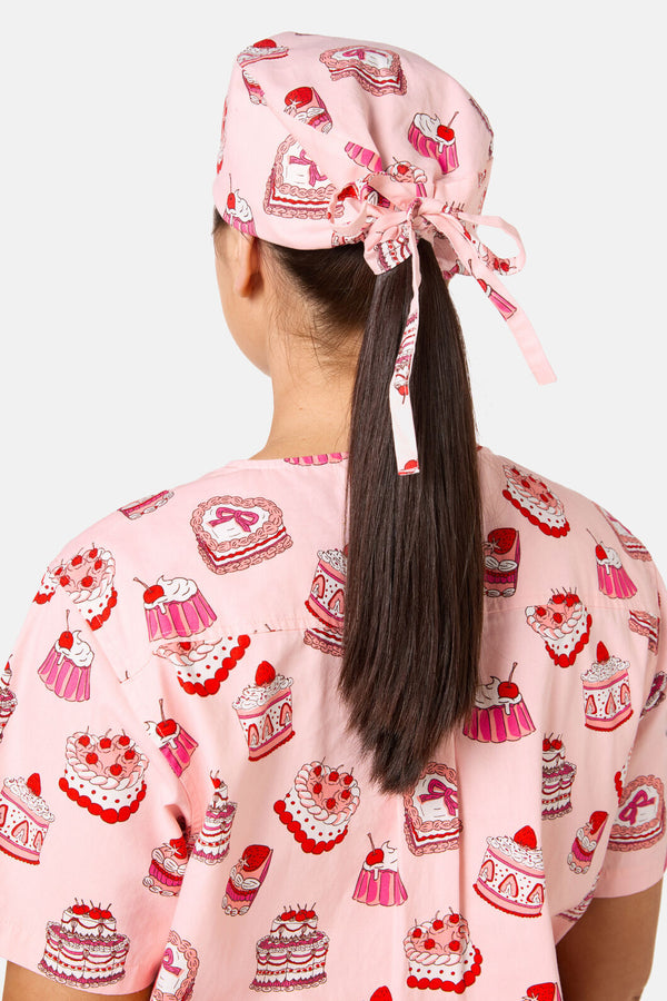 Scrubs With Love - Cake Party Scrub Hat - pink