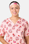Scrubs With Love - Cake Party Scrub Headband - pink