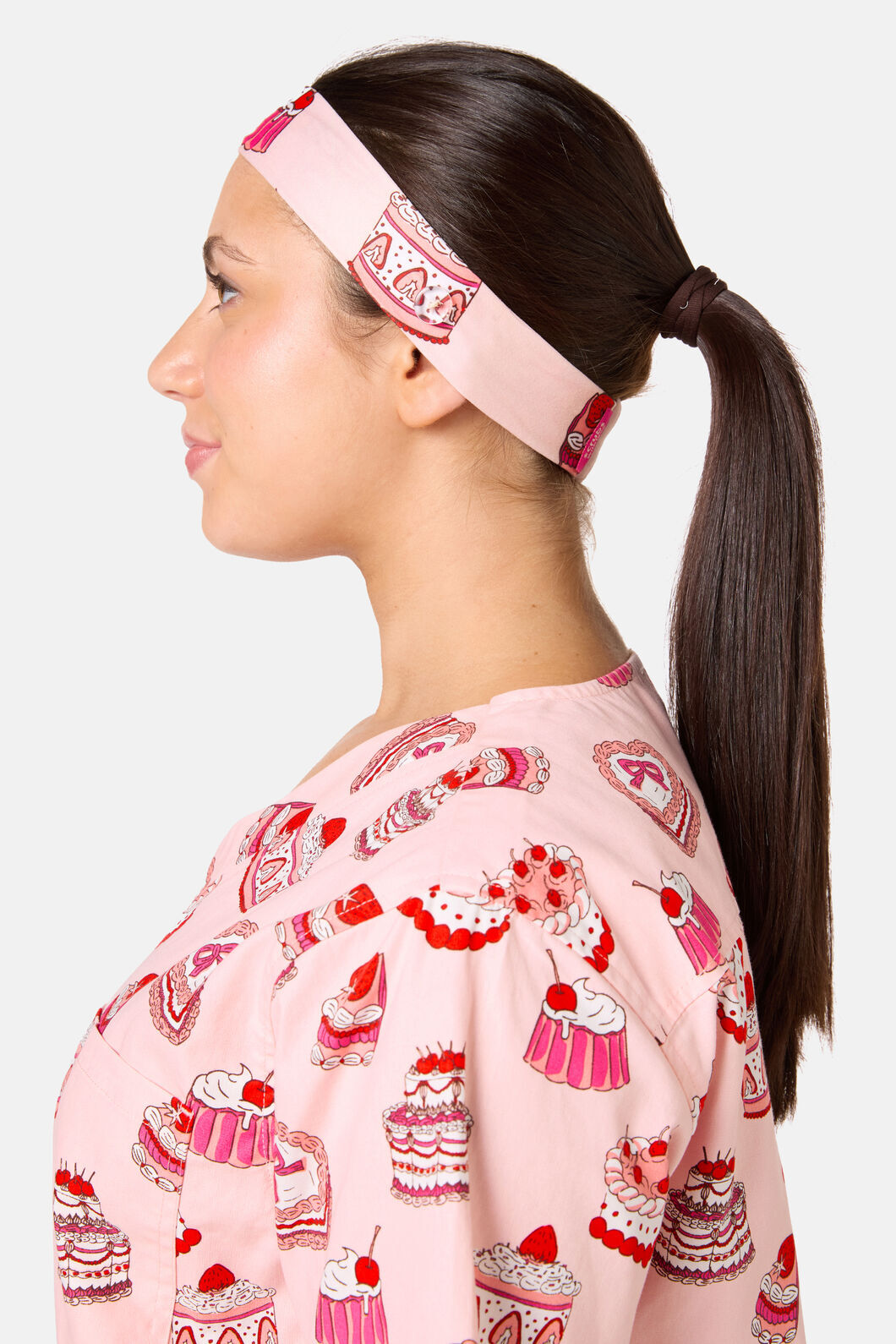 Scrubs With Love - Cake Party Scrub Headband - pink
