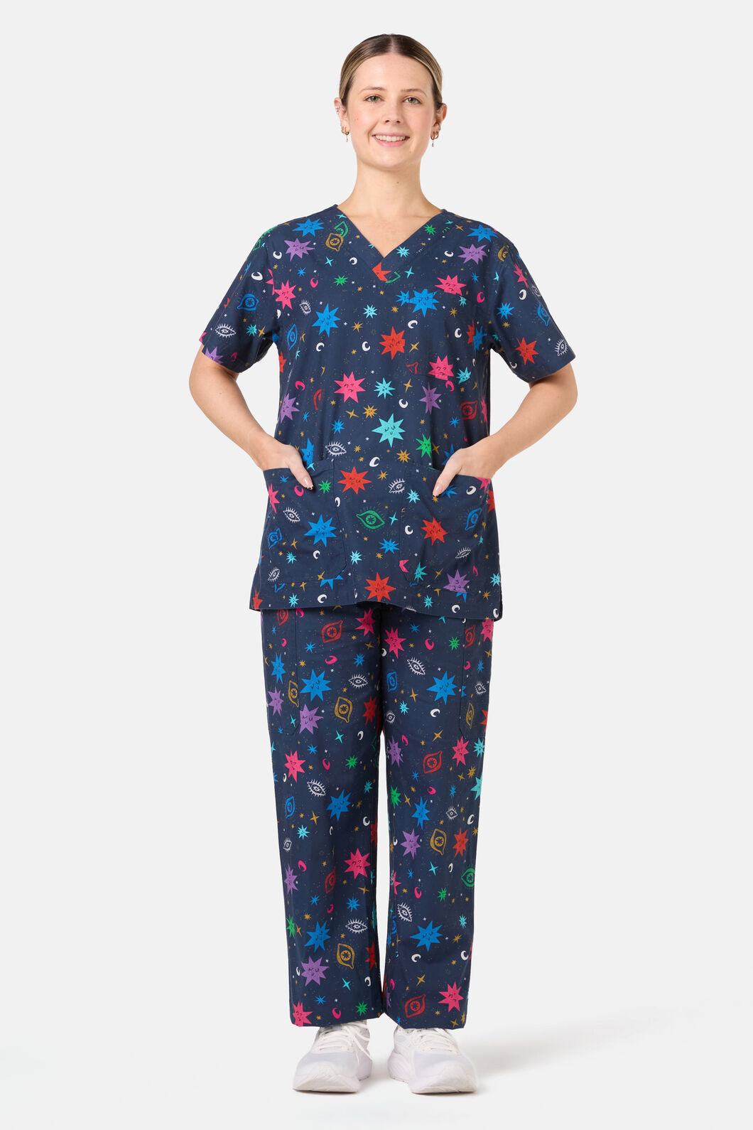 Scrubs With Love - Intergalactic Scrub Set - midnight