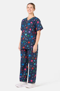 Scrubs With Love - Intergalactic Scrub Set - midnight