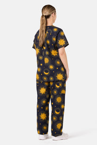 Scrubs With Love - Ethereal Sky Scrub Set - navy