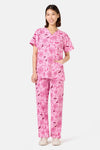 Scrubs With Love - Spooky Season Scrub Set - pink