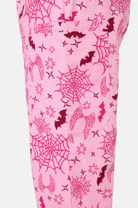 Scrubs With Love - Spooky Season Scrub Set - pink