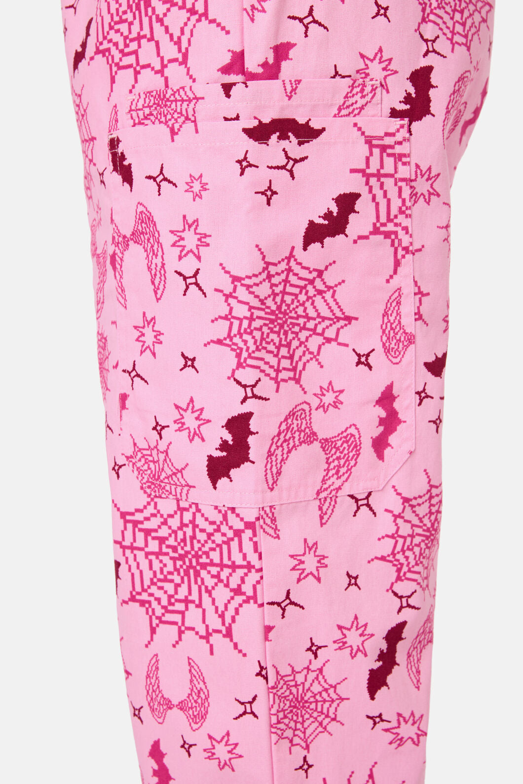 Scrubs With Love - Spooky Season Scrub Set - pink