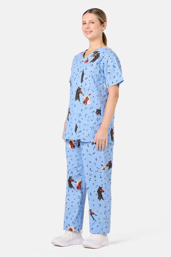 Scrubs With Love - Melodic Scrub Set - light-blue