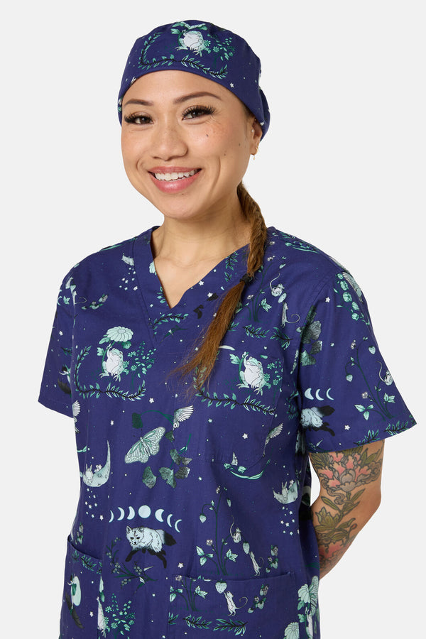 Scrubs With Love - Nocturnal Scrub Hat - navy