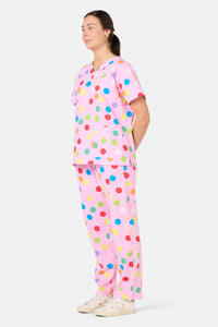 Scrubs With Love - Confetti Scrub Set - pink