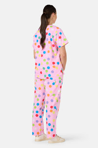 Scrubs With Love - Confetti Scrub Set - pink