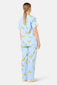 Scrubs With Love - Bananas Scrub Set - light-blue