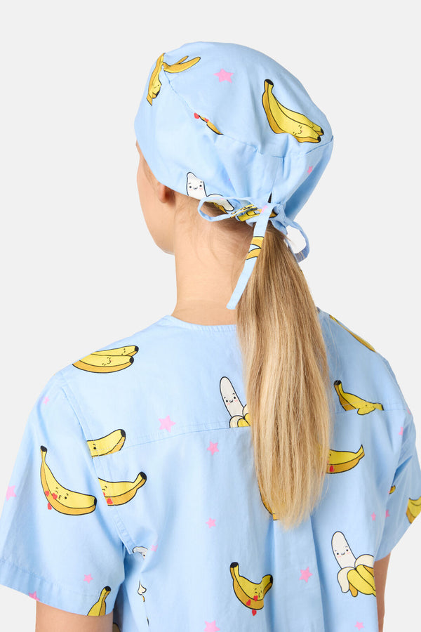 Scrubs With Love - Bananas Scrub Hat - light-blue