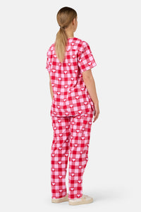 Scrubs With Love - Heartbeat Scrub Set - pink