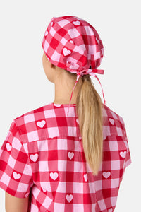 Scrubs With Love - Heartbeat Scrub Hat - pink