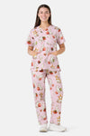 Scrubs With Love - Gift Cats Scrub Set - pink