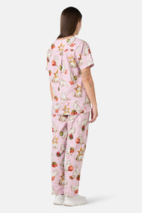 Scrubs With Love - Gift Cats Scrub Set - pink